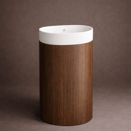 Lavoar freestanding TERA 600x380x850 din compozit, hand-made