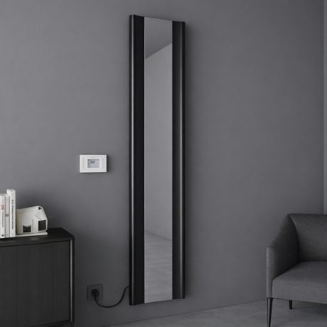 Radiator otel electric BOREAS B MIRROR 1800 × 369 TXB negru