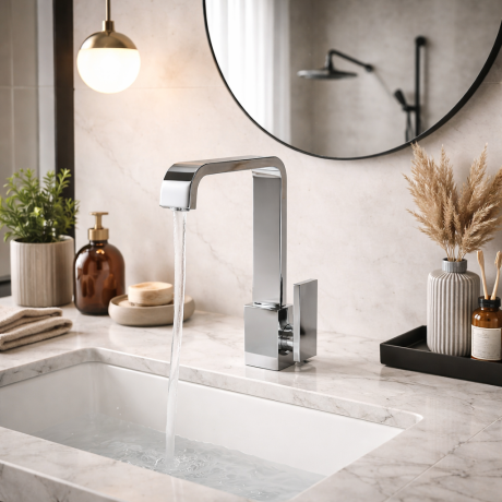 Baterie lavoar, inalta, fara ventil, Graff Immersion