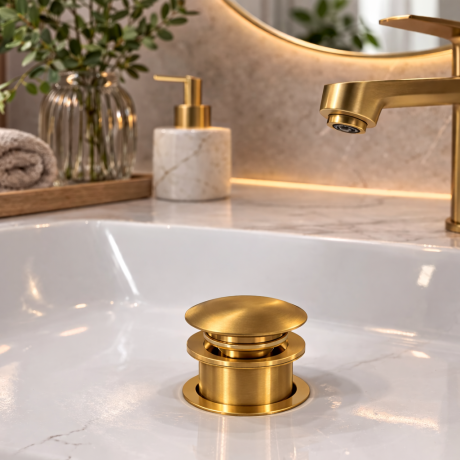 Ventil lavoar click clack cu preaplin PHASE, Graff