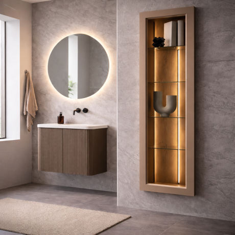 Coloana mobilier baie dreapta Fiora Classic Marco Liso