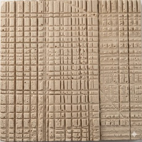 Sawing Wood Yellow placa flexibila din piatra naturala 315x58 cm premium