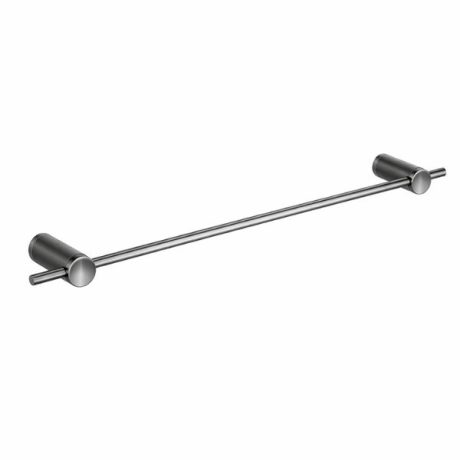 Suport prosop Gun Grey din inox si alama, Havona