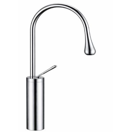 Baterie lavoar inalta crom montaj blat