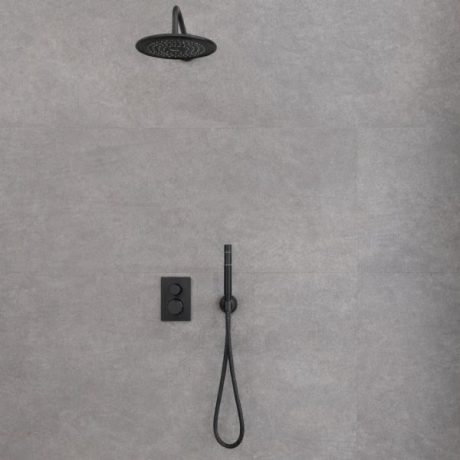 Sistem dus incastrat antracit cu palarie Havona