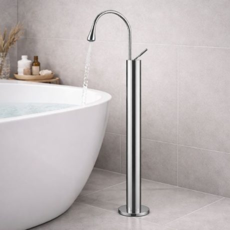 Bateria lavoar freestanding crom