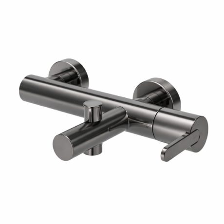 Baterie cada PVD LEAF GUNMETAL cu leva lata fara insertie