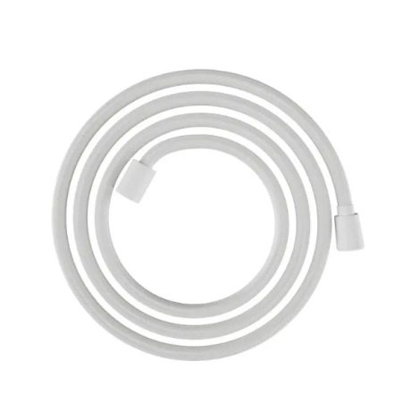 Furtun dus Hansgrohe Designflex 200 cm alb mat textil