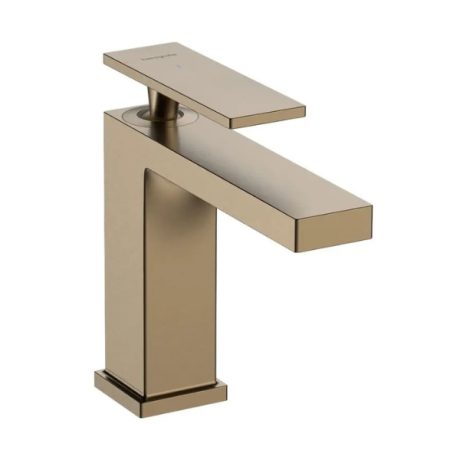 Baterie lavoar Hansgrohe Tecturis E bronz periat CoolStart cu evacuare