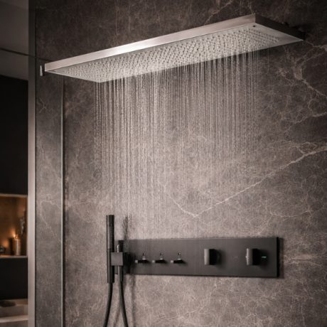 Sistem de dus AXOR ShowerHeaven 1200/300 4 jeturi cu iluminare LED premium