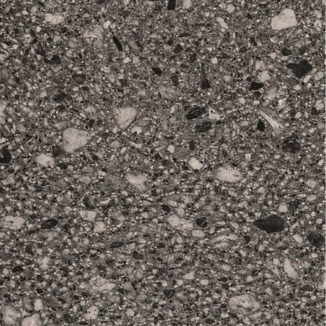 Placa flexibila din piatra naturala Terrazzo Rough Stone Dark Grey 306x118 cm