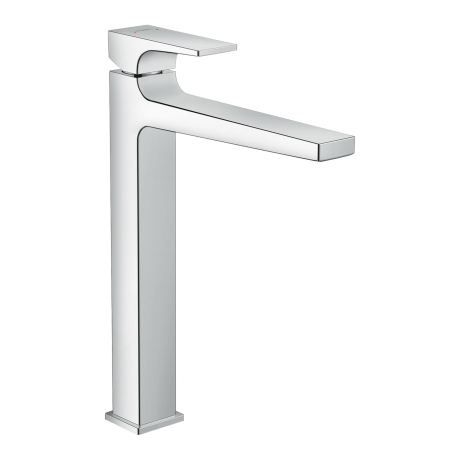 Baterie lavoar inalta 260, Hansgrohe Metropol, ventil push-open, crom