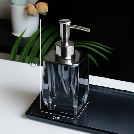 Dispenser sapun lichid, gri cristal, Havona
