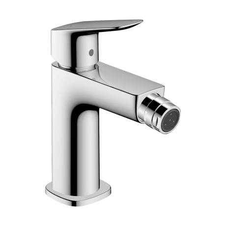 Baterie bideu cu evacuare, EcoSmart, Hansgrohe Logis, crom